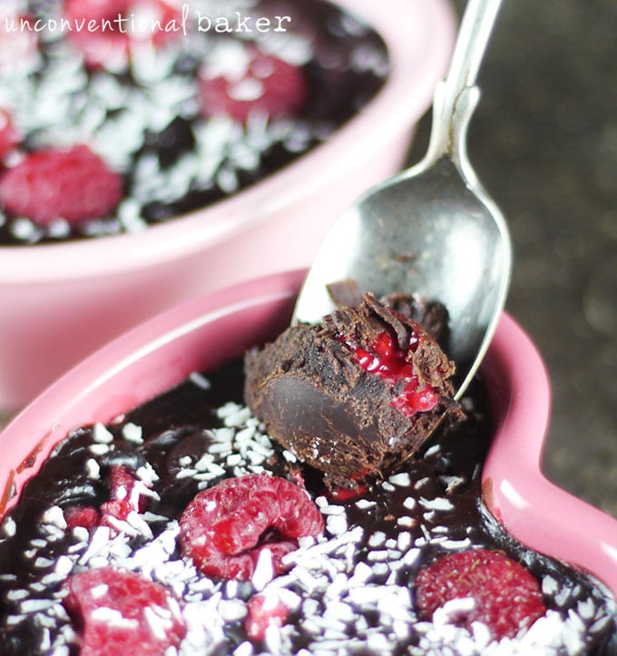 Raspberry Truffle Dessert for Two {Gluten-Free, Raw, Vegan, Paleo, AIP-Friendly, Refined Sugar-Free}